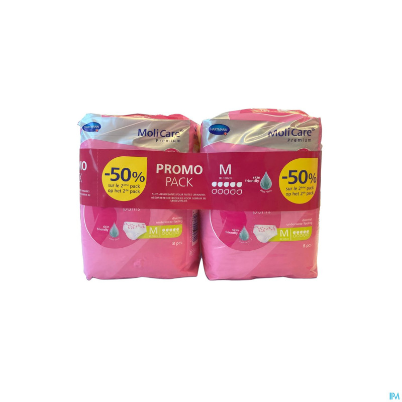 Molicare premium lady pants 5 drops m    2x8 promo