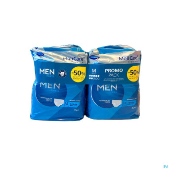 Molicare premium men pants 7 drops m 2x8 promopack