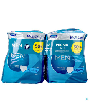 Molicare premium men pants 7 drops m 2x8 promopack