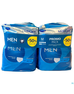 Molicare premium men pants 7 drops m 2x8 promopack