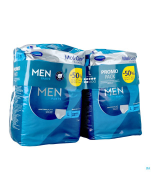 Molicare premium men pants 7 drops l 2x7 promopack