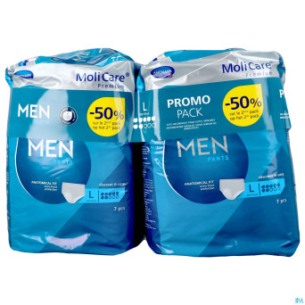 Molicare premium men pants 7 drops l 2x7 promopack