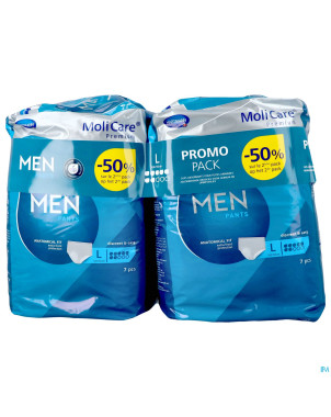 Molicare premium men pants 7 drops l 2x7 promopack