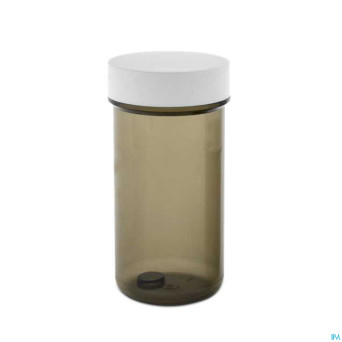 Flacon gelules fume avec couvercle 65ml 20    pch