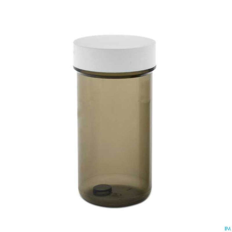 Flacon gelules fume avec couvercle 65ml 20    pch