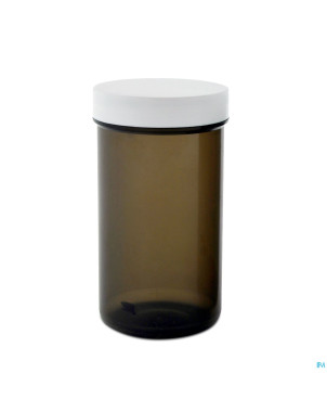 Flacon gelules fume avec couvercle 100ml 10    pch