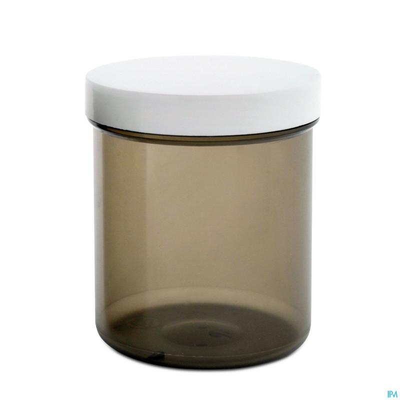 Flacon gelules fume avec couvercle 150ml 10    pch