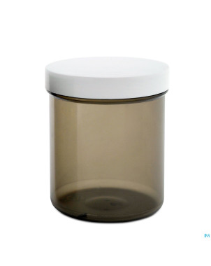 Flacon gelules fume avec couvercle 150ml 10    pch