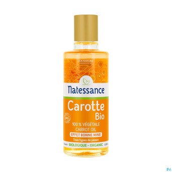 Natessance 100% pure bio huile carotte    100ml