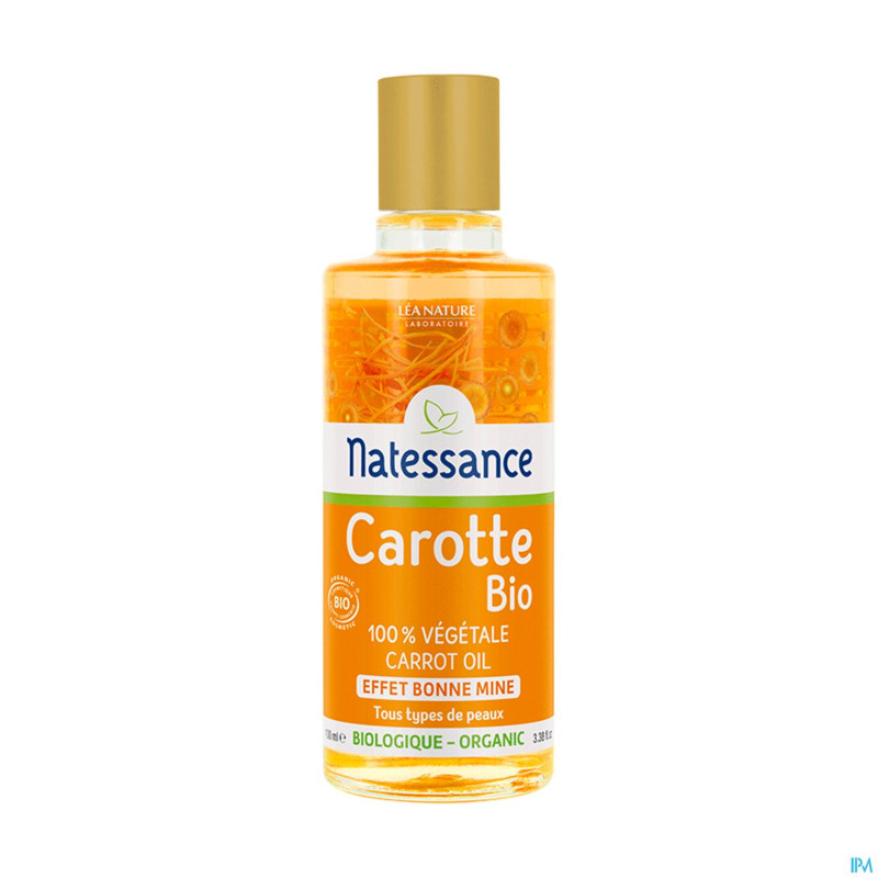 Natessance 100% pure bio huile carotte    100ml