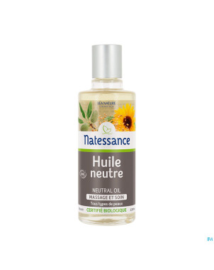 Natessance 100% bio neutre huile massage    100ml