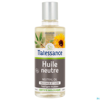 Natessance 100% bio neutre huile massage    100ml
