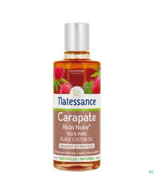 Natessance 100% nat. huile carap.ricin noire 100ml
