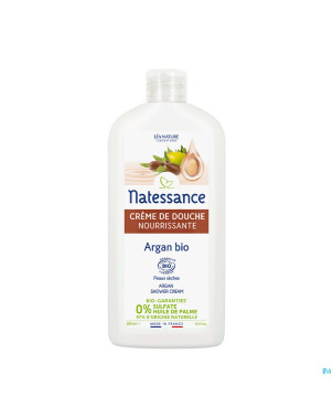 Natessance creme douche argan fleur orang.bio500ml