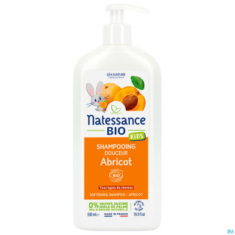 Natessance sh kids abricot bio500ml