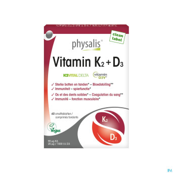 Physalis vitamin k2 + d3    comp 60