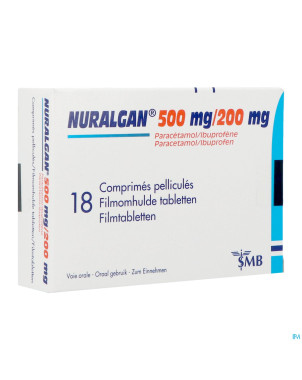 Nuralgan 500mg/200mg   comp pell 18