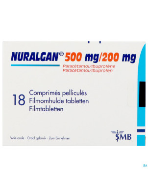 Nuralgan 500mg/200mg   comp pell 18
