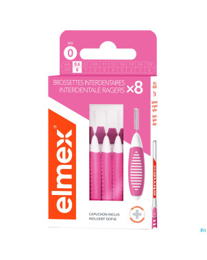 Elmex set brossettes interdentaires iso 0 0,6mm 8