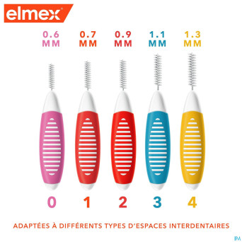 Elmex set brossettes interdentaires iso 0 0,6mm 8