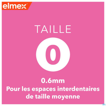 Elmex set brossettes interdentaires iso 0 0,6mm 8