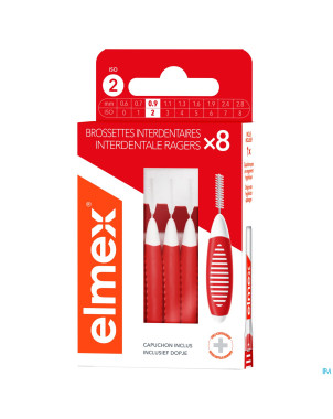 Elmex set brossettes interdentaires iso 2 0,9mm 8