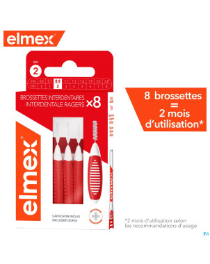 Elmex set brossettes interdentaires iso 2 0,9mm 8