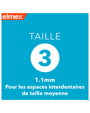 Elmex set brossettes interdentaires iso 3 1,1mm 8