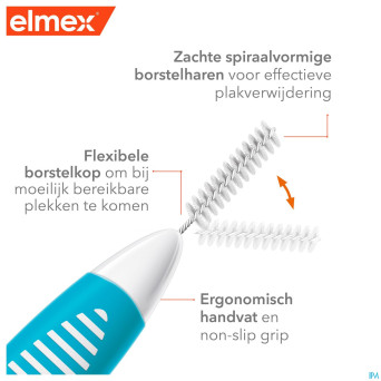 Elmex set brossettes interdentaires iso 3 1,1mm 8