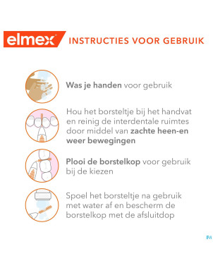 Elmex set brossettes interdentaires iso 3 1,1mm 8