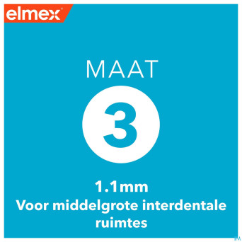 Elmex set brossettes interdentaires iso 3 1,1mm 8