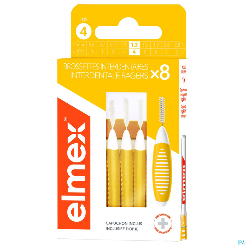 Elmex set brossettes interdentaires iso 4 1,3mm 8