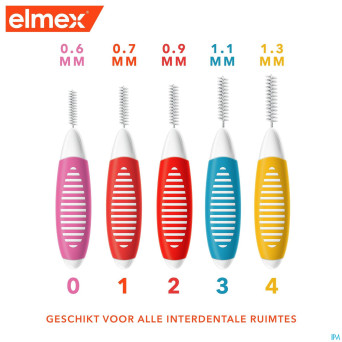 Elmex set brossettes interdentaires iso 4 1,3mm 8