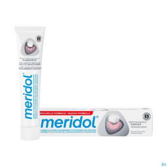 Meridol dentifrice protect.gencives&blancheur 75ml