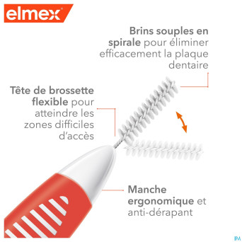 Elmex set brossettes interdentaires iso 1 0,7mm 8