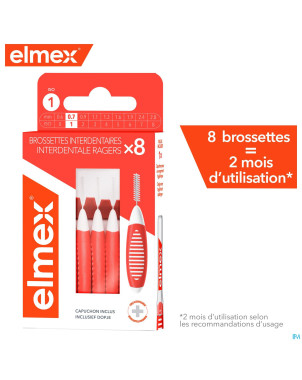 Elmex set brossettes interdentaires iso 1 0,7mm 8