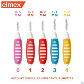 Elmex set brossettes interdentaires iso 1 0,7mm 8