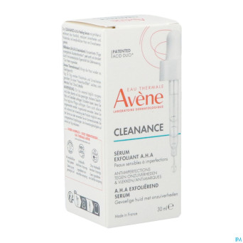 Avene cleanance serum exfoliant a.h.a 30ml