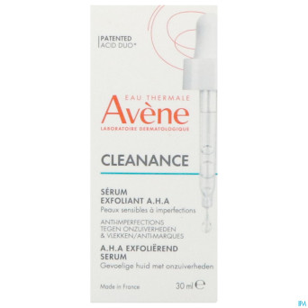 Avene cleanance serum exfoliant a.h.a 30ml