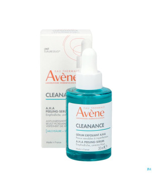 Avene cleanance serum exfoliant a.h.a 30ml