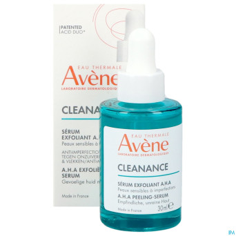 Avene cleanance serum exfoliant a.h.a 30ml