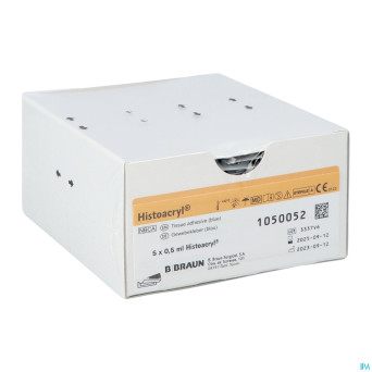 Histoacryl colle tissulaire bleu 5x0,5ml 1050052