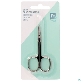 Pharmex bebe ciseaux a ongles bout rond