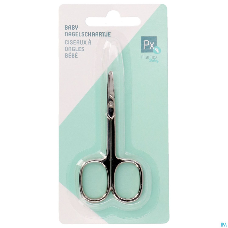 Pharmex bebe ciseaux a ongles bout rond