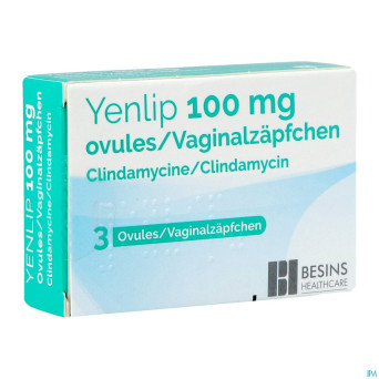 Yenlip 100mg    ovules vaginale 3