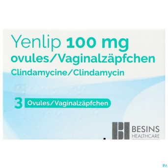 Yenlip 100mg    ovules vaginale 3