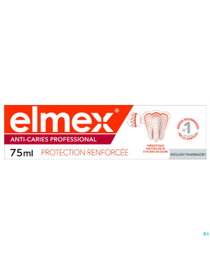 Elmex dentifrice a/caries professional 75ml