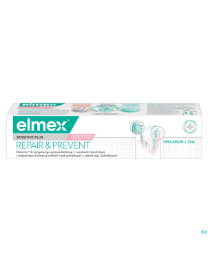 Elmex dentifrice sensi.plus repare&prev.  75ml nf