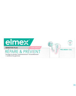 Elmex dentifrice sensi.plus repare&prev.  75ml nf