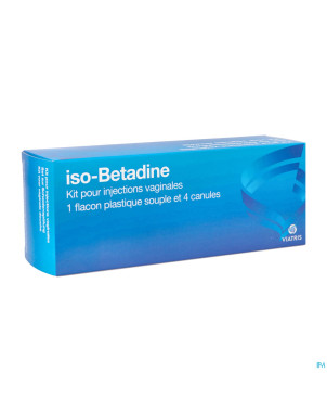 Iso betadine kit injections vaginales    canules 4